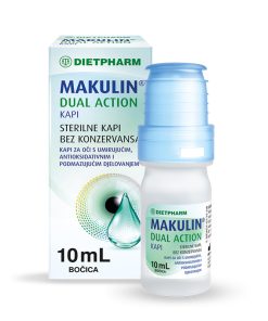 Dietpharm Makulin Dual Action kapi za oči 10ml, Višestruka primjena