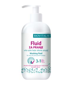 BIOVITALIS Fluid za pranje vrlo suhe kože sklone atopiji 250ml
