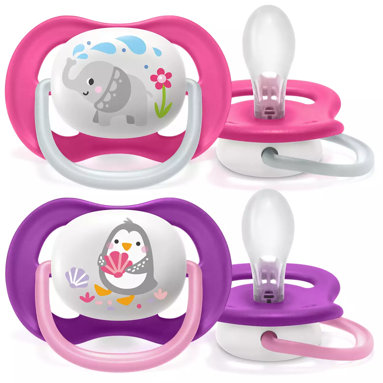 AVENT DUDA ULTRA AIR GIRL PACIFIER (6-18m) a2 - Image 2