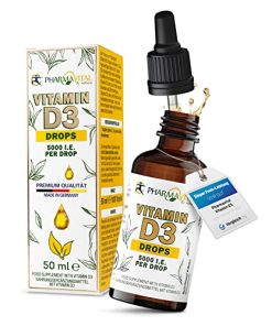 PHARMAVITAL VITAMIN D3 KAPI 5000 I.E. Visokokvalitetni vitamin D, za održavanje normalnih kostiju, zuba, imunitet.