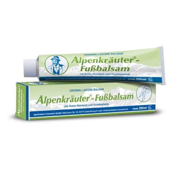 ALPENKRAUTER Alpsko bilje balzam za noge - mentol i divlji kesten 200ml, Za tretiranje vena i kapilara