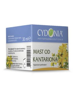 CYDONIA MAST OD KANTARIONA 30ml, Za njegu i regeneraciju kože, kod opekotina, rana, bolova u mišićima.