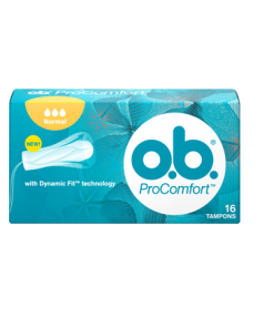 O.B. Tamponi Procomfort normal 16 komada, Pogodno i za dane slabijeg krvarenja