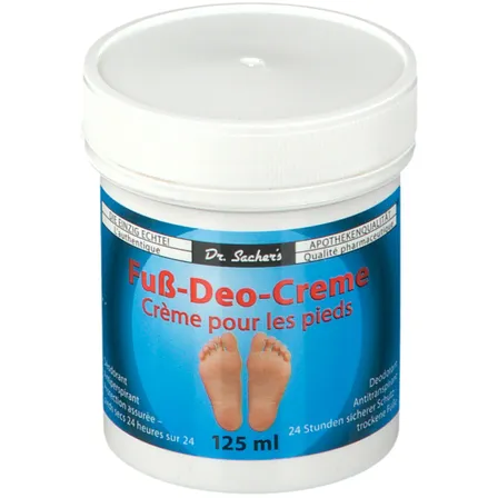 Dr Sacher Dezodoransna krema za stopala 125ml, Smanjuje znojenje stopala i štiti od neugodnog mirisa stopala