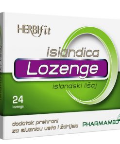 PHARMAMED LOZENGE Islandski lišaj a24, Služe za oblaganje sluzokože grla i usta.