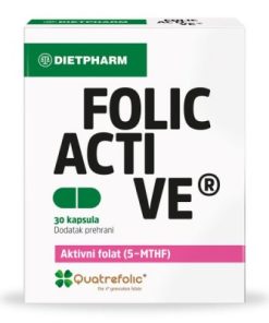 Dietpharm Folic Active® kapsule a30, dodatak prehrani s aktivnim folatom