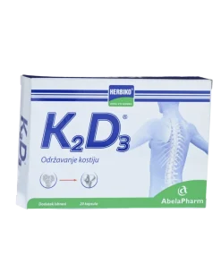 HERBIKO K2D3 kapsule a 20, Dodatak prehrani za zdrave kosti i vitalne zglobove