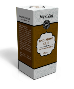 MAXIVITA BADEMOVO ULJE 100ml, Poboljšava ten i zadržava sjaj kože, hidrira kožu i u dubljim slojevima.