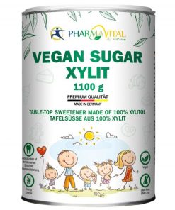 PHARMAVITAL XYLIT VEGANSKI ŠEĆER, stolni zaslađivač od 100% ksilitola 1100 g