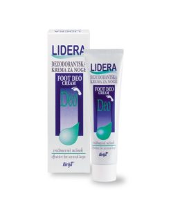 LIDERA DEO KREMA ZA NOGE 50 ml, sprječava neugodan miris pri znojenju