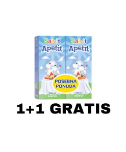 Salvit Apetit 150ml 1+1 GRATIS, Dodatak prehrani sa šećerom za bolji apetit s okusom maline