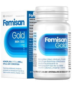 HERBASVET FEMISAN GOLD KAPSULE a60, DODATAK PREHRANI KOJI DOPRINOSI HORMONSKOJ RAVNOTEŽI