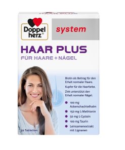 DOPPELHERZ Haar Plus kapsule a30, Za održavanje zdrave kose i noktiju