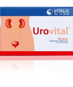 VITALIS UROVITAL 20 kapsula, Kod učestalog i bolnog mokrenja, kod pečenja pri mokrenju, noćnog mokrenja, kod otežanog mokrenja.