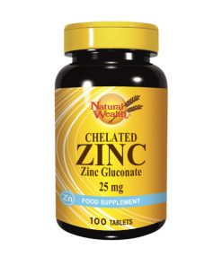 NATURAL WEALTH CINK KELATIRANI 25 mg tablete a 100, Dodatak prehrani za nadoknadu cinka