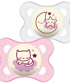 Alternative view of MAM Duda Original night silikon 2-6 mjeseci, 2 komada