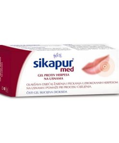 SIKAPUR MED GEL 2g, Protiv herpesa na usnama.