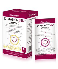 D-MANOZINN "Protect" vrećice a10, Efikasan dodatak antibioticima u liječenju urinarnih infekcija uzrokovanih bakterijom Escherichia coli.