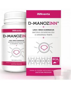 D-MANOZINN 62,6g praha, Namijenjen je osobama sa čestim i ponavljajućim infekcijama urinarnog trakta