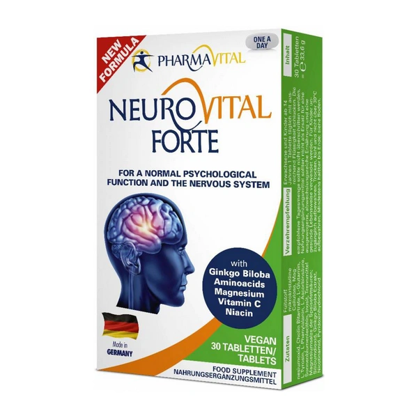 PHARMAVITAL NEUROVITAL FORTE tablete a30, Za zdravlje nervnog sistema