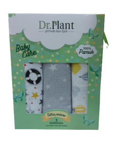 DR. PLANT Prirodne tetra pelene a3, Mekane za nježnu bebinu kožu, imaju veliku moć upijanja, te imaju raznovrsnu primjenu.