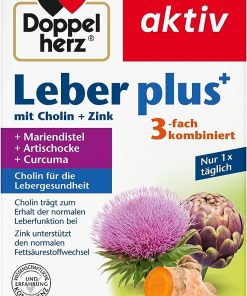 Doppelherz aktiv Leber plus kapsule a 30 - Pomaže u održavanju normalne funkcije jetre