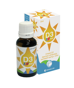 Bosnalijek Vitamin D3 KID®200 i.j. (5 µg) kapi 20ml, Namijenjen je za primjenu kod novorođenčadi i djece