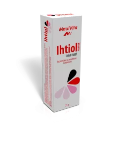 MAXIVITA Ihtiol 10% - Crna mast 25g, Za tretman raznih upalnih kožnih stanja