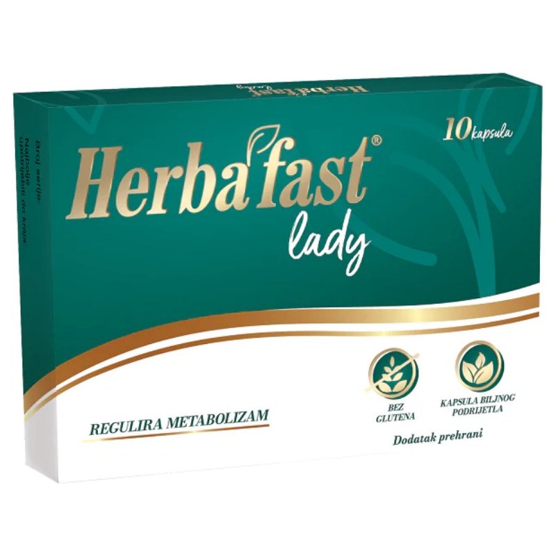 Herbafast ® Lady kapsule a 10, Za regulisanje tjelesne težine