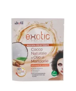 Idrofil Exotic maska sa prirodnim kokosovim i bademovim uljem, 1 komad