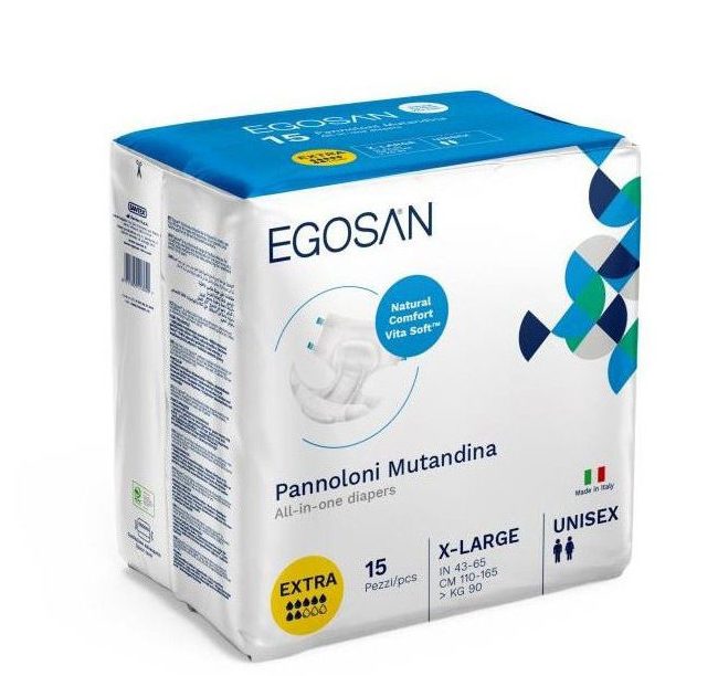 Egosan Noćne gaće EXTRA Veličina XL, 15 komada