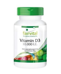 Fairvital VITAMIN D3 10.000 IU tbl a120, Za dopunu vitamina D