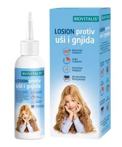 Biovitalis Losion protiv uši i gnjida 100ml, Za uklanjanje uši i gnjida u samo 15 minuta, bez iščešljavanja