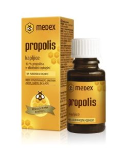 Medex Propolis alkoholne kapi 15ml, Njeguje i štiti usta i usnu sluznicu te obnavlja i štiti kožu djece i odraslih
