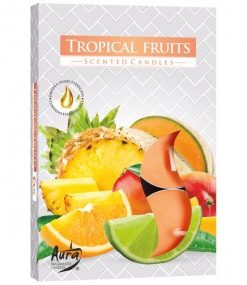 Lipovac Svijeća mirisna TROPSKO VOĆE, 6 komada