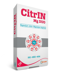 INPHARM CITRIN MG DUO tablete a 30, Doprinosi normalnoj funkciji srca, mišića i nerava