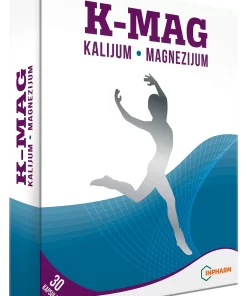Inpharm K-Mag 30 kapsula -Dodatak prehrani za nadoknadu magnezija i Kalija