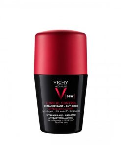 VICHY HOMME Deo roll-on 96h Clinical Control 50ml, Zaštita od znojenja za muškarce