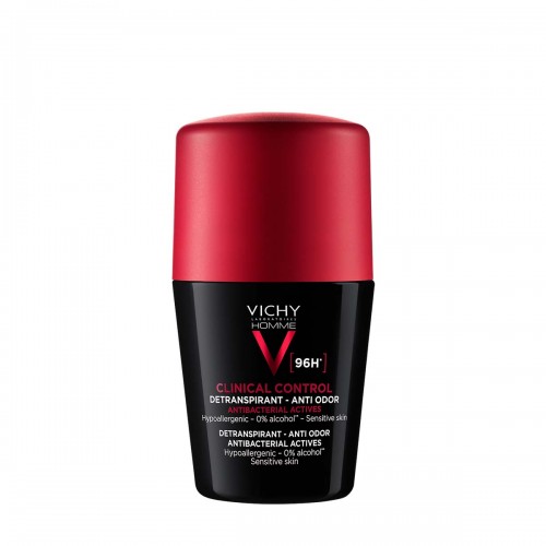 VICHY HOMME Deo roll-on 96h Clinical Control 50ml, Zaštita od znojenja za muškarce