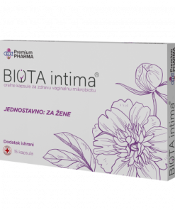 BIOTA intima kapsule a15, Oralne kapsule za zdravu vaginalnu mikrobiotu