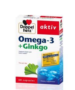 DOPPELHERZ OMEGA 3 + GINKGO a60, Za normalnu funkciju srca i mentalnih sposobnosti
