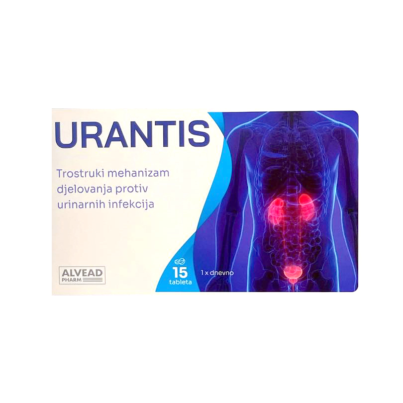 Alvead Pharm Urantis tablete a15, Trostruki mehanizam djelovanja protiv urinarnih infekcija
