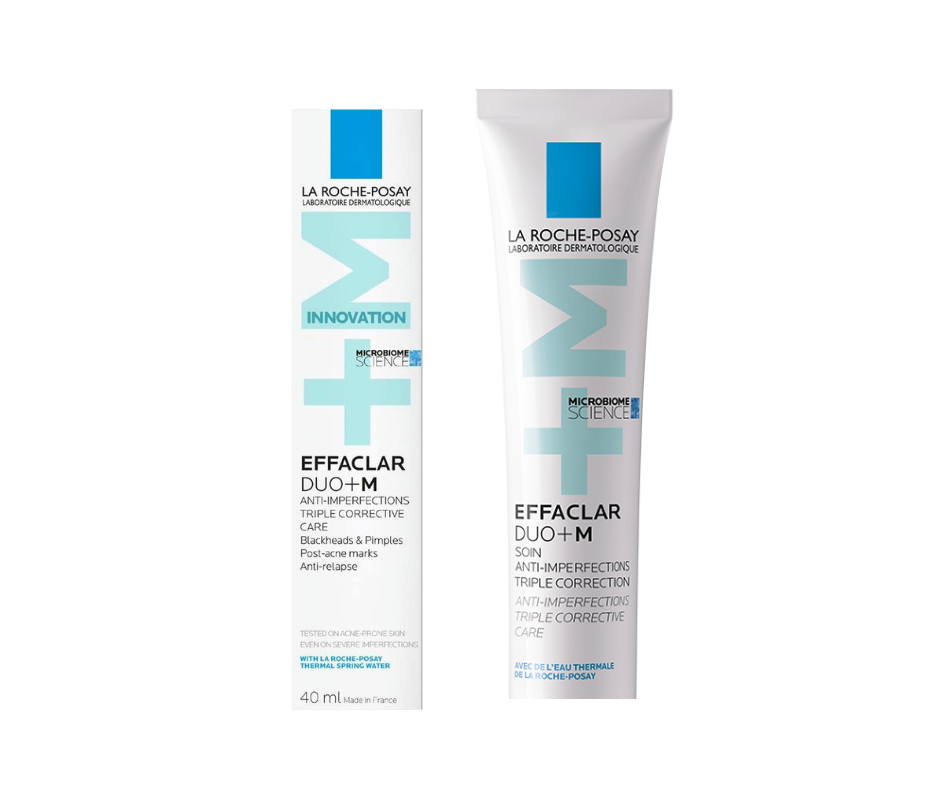LA ROCHE-POSAY EFFACLAR DUO + M 40ml, Trostruka korektivna njega protiv izraženih nepravilnosti, mrlja i mitisera