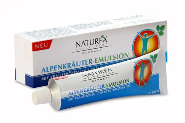 NATUREA ALPENKRÄUTER-EMULSION emulzija 100ml, Blagotvorno djeluje na glavobolju, napetost, kao i na bolne mišiće i zglobove