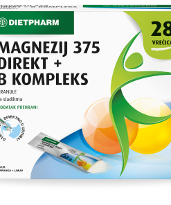 DIETPHARM MAGNEZIJ 375 DIREKT+B KOMPLEKS vrećice a 28, Doprinosi smanjenju umora i iscrpljenosti