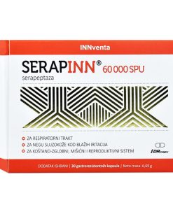 Serapinn 60 000 ij kapsule a30 -Preporučuje se kod svih akutnih upalnih stanja