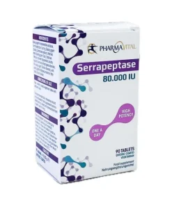 PharmaVital Serrapeptase 80.000 IU tablete a90 - Enzim koji pomaže kod upala, artritisa, ožiljaka i drugih upalnih stanja