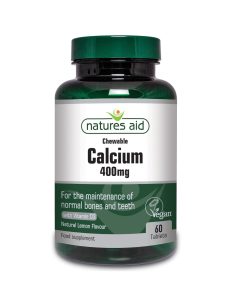NATURES AID Kalcij 400mg sa vitaminom D3 tbl a60, Za dopunu kalcija i vitamina D