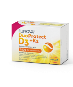 STADA Eunova DuoProtect D3+K2 kapsule a30, Doprinosi normalnoj funkciji imuniteta i jakim kostima