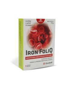 Goodwill Iron Foliq kapsule a30, Kod anemija i deficita gvožđa u organizmu